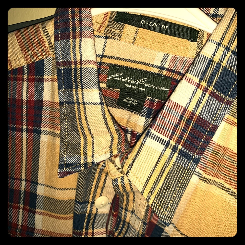NWOT Eddie Bauer Plaid Flannel